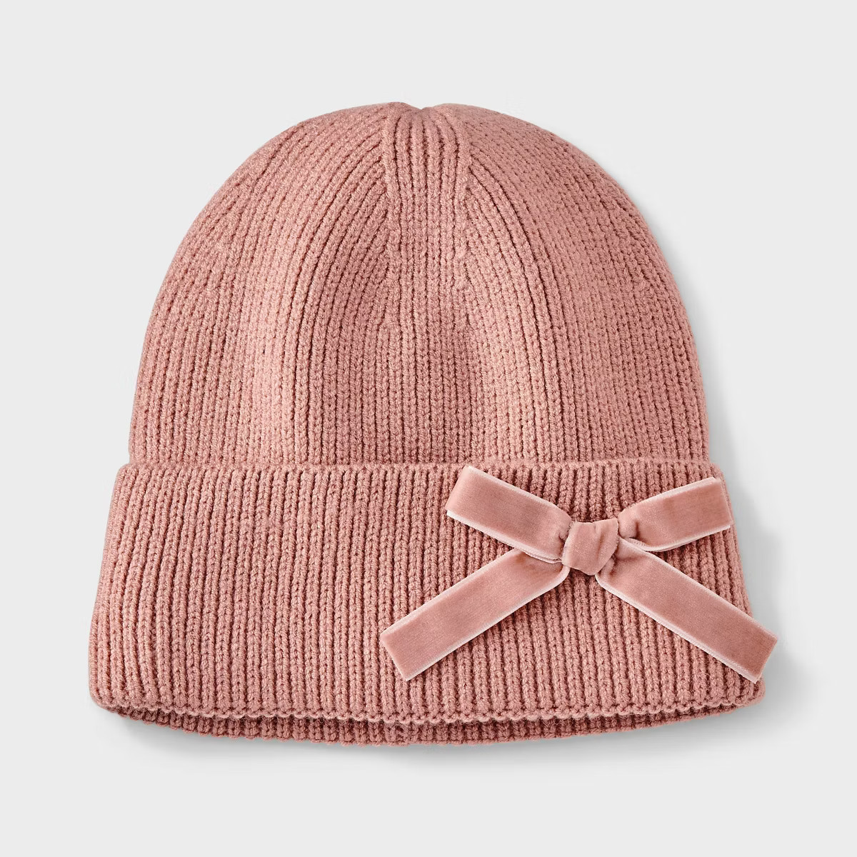 Girls' Satin Webbing Bow Beanie Hat - art class™ | Target