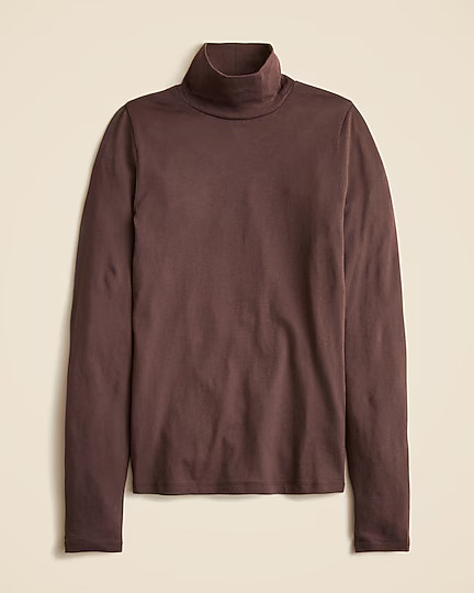 Tissue crepe turtleneck | J. Crew US