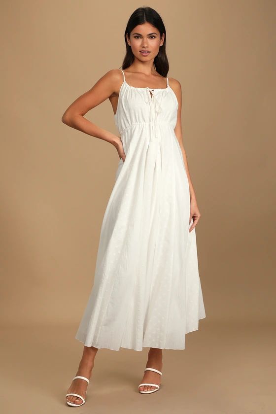 Wishing for Sunshine White Maxi Dress | Lulus (US)
