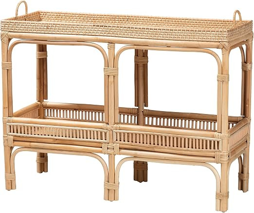 Baxton Studio Lombok Console Table, One Size, Natural Brown | Amazon (US)