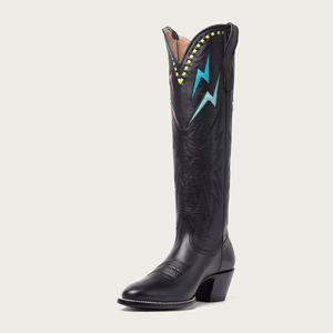Black/Rainbow Lightning Boot Limited Edition | CITY Boots
