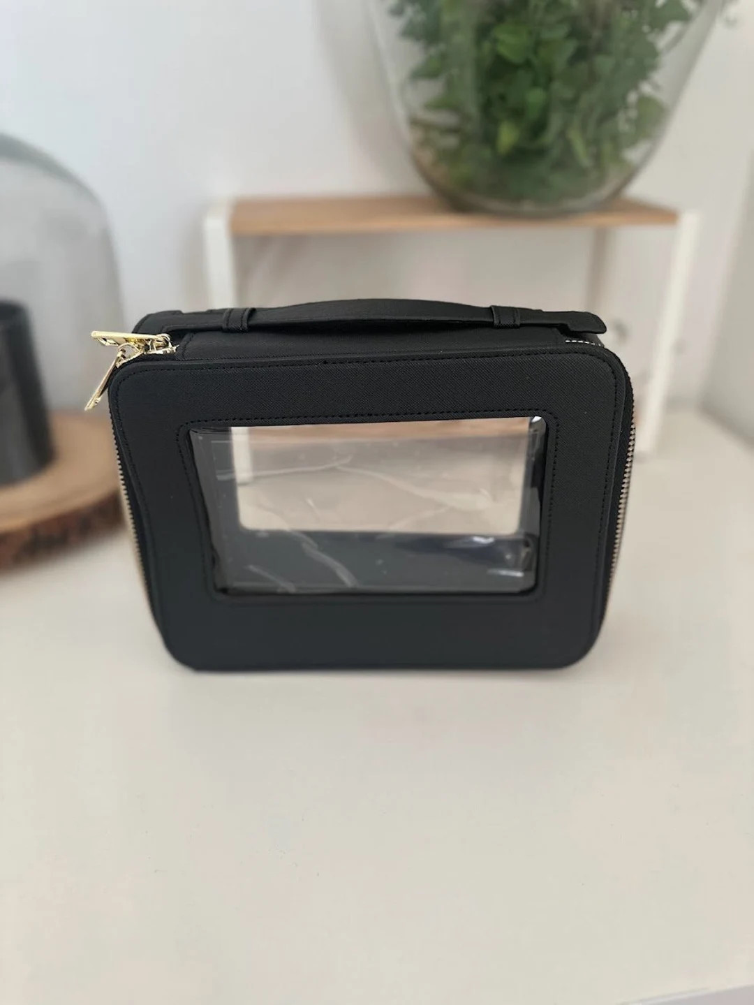 Portable Travel Case Transparent Cosmetic Bag Car Travel Case Organizer - Etsy | Etsy (US)