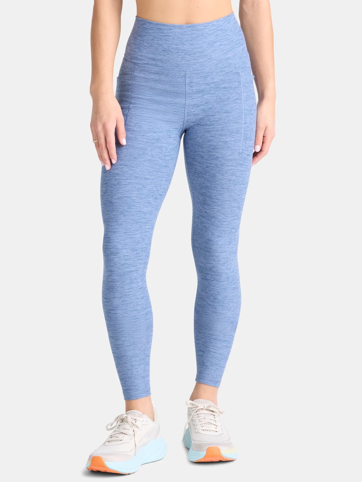 Athletic Works Women's and Women's Plus ButterCore Full Length Leggings with Pockets, Sizes XS-4X... | Walmart (US)