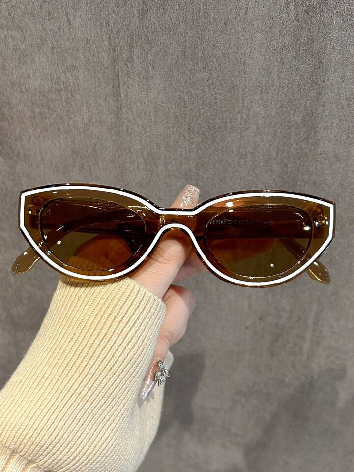 Anime Cat Eye Fashion Glasses, Unisex Outdoor Travel Fashion Costume Party Decorative Glasses Bea... | SHEIN