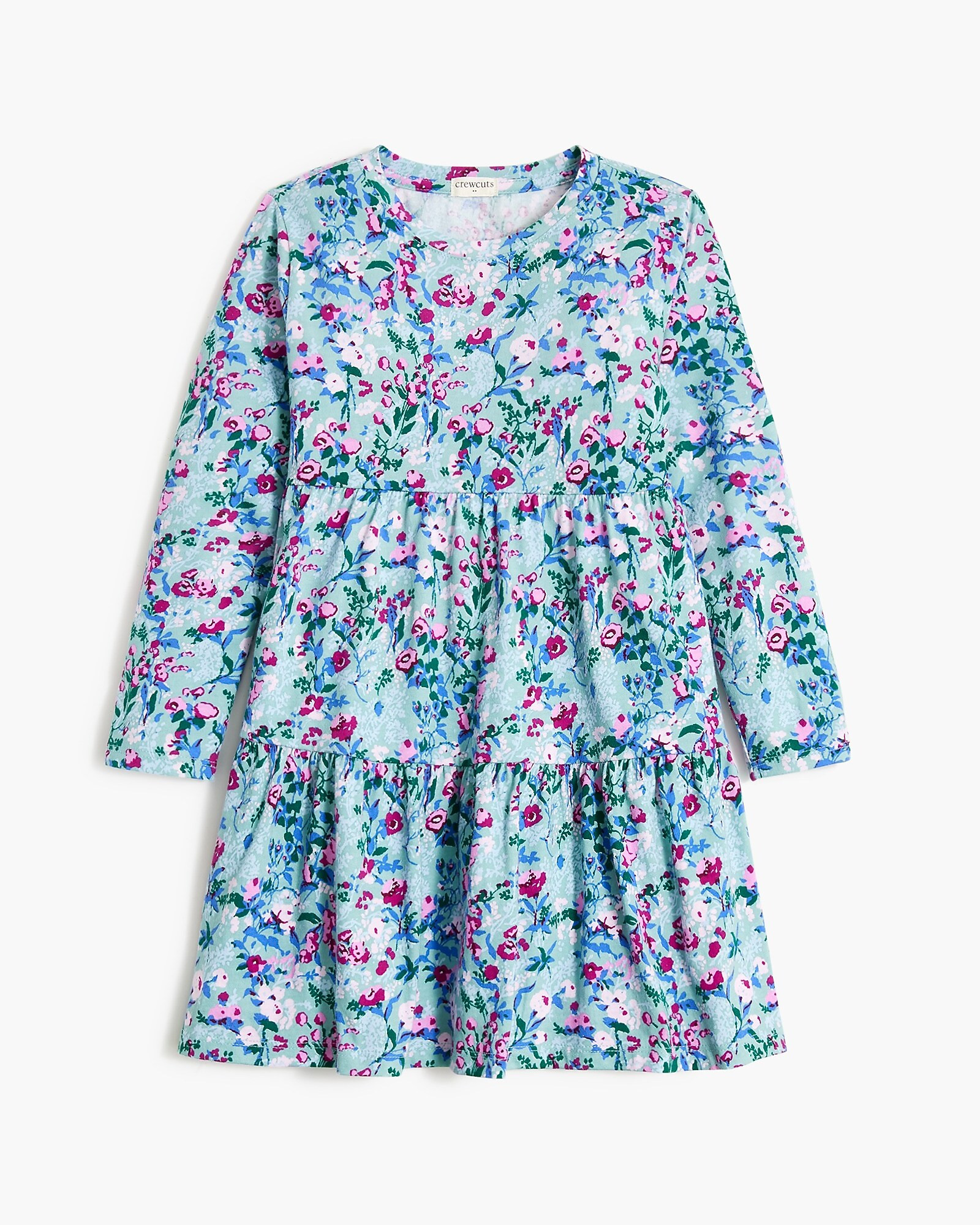 Girls' long-sleeve tiered dress | J.Crew Factory