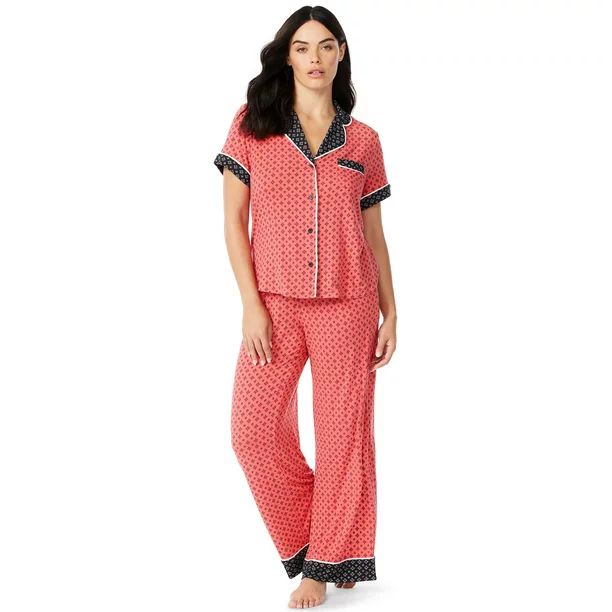 Sofia Intimates by Sofia Vergara Women's and Women's Plus Top and Pants Pajama Set, 2-Piece - Wal... | Walmart (US)
