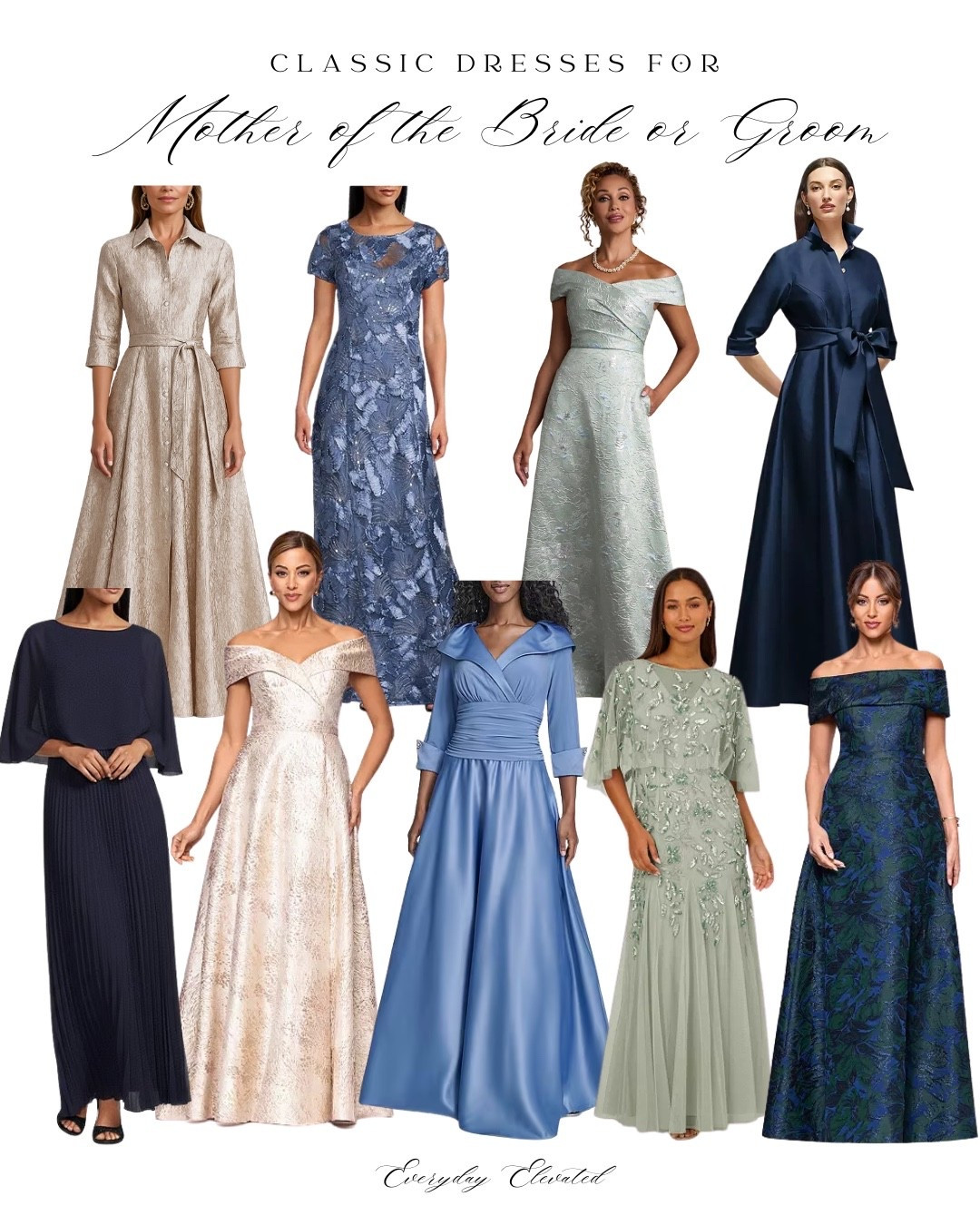 Classic, timeless, elegant dresses for mother of the bride or mother of the groom 

#LTKOver40 #LTKWedding