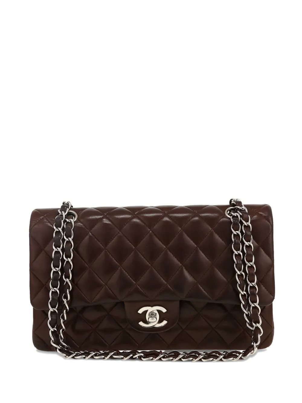 CHANEL Pre-Owned 2006 Double Flap Shoulder Bag  | Brown | FARFETCH | Farfetch Global