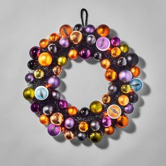 17" Shatterproof Light Up LED Eyeball Halloween Wreath - Hyde & EEK! Boutique™ | Target