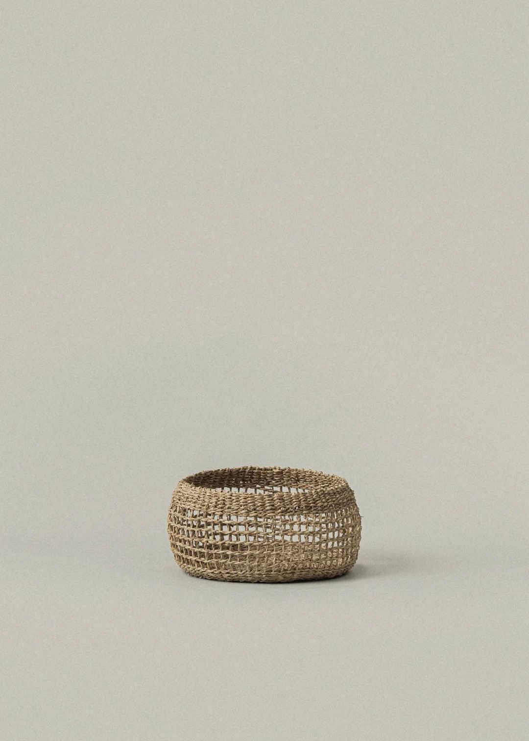 Small Round Seagrass Storage Basket for Home Organization, Organic Boho Decor Seagrass Natural Ha... | Etsy (US)