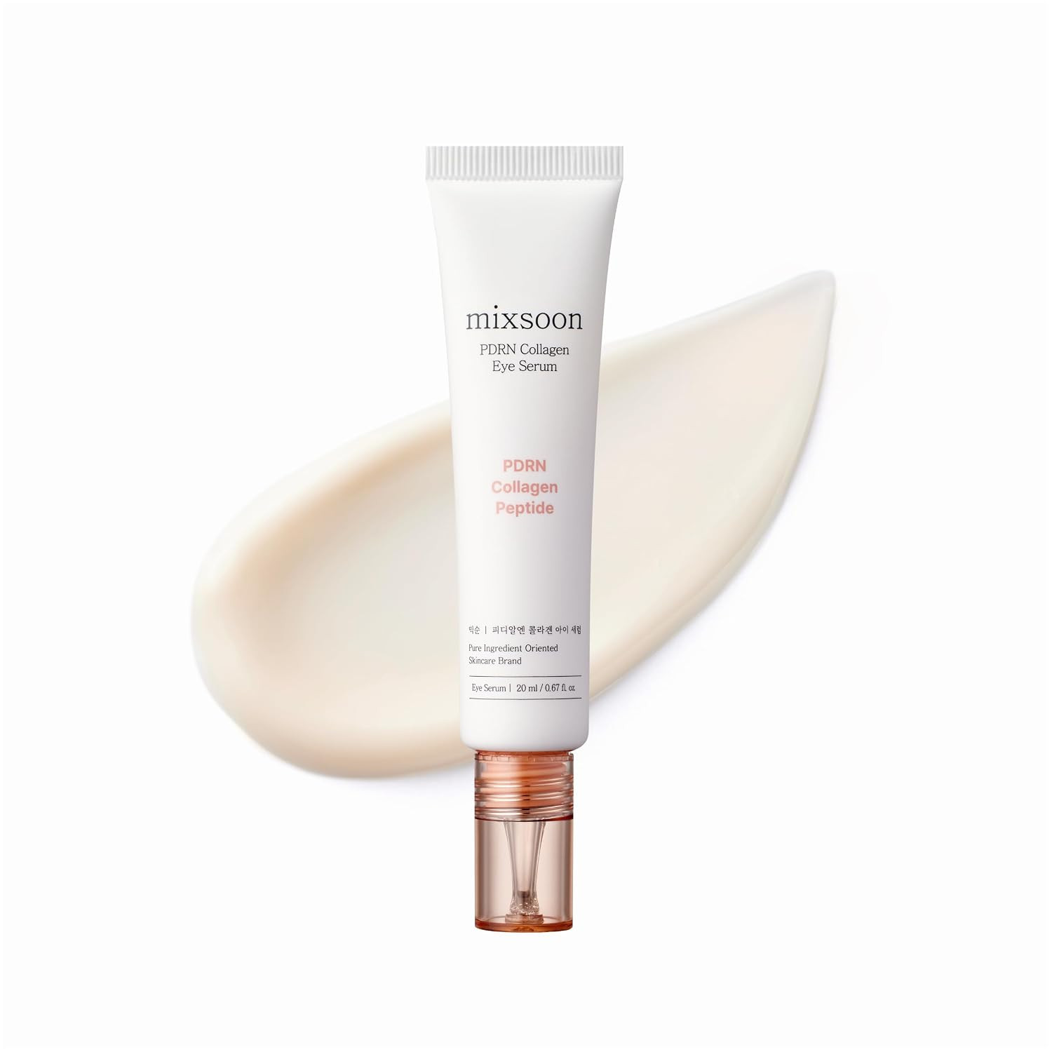 mixsoon PDRN Collagen Eye Serum - Hydrating and Firming Eye Treatment, Gentle Formula for Smooth, Revived Under-Eye Area 20ml / 0.68 fl.oz. Korean Glass Skin Care | Amazon (US)