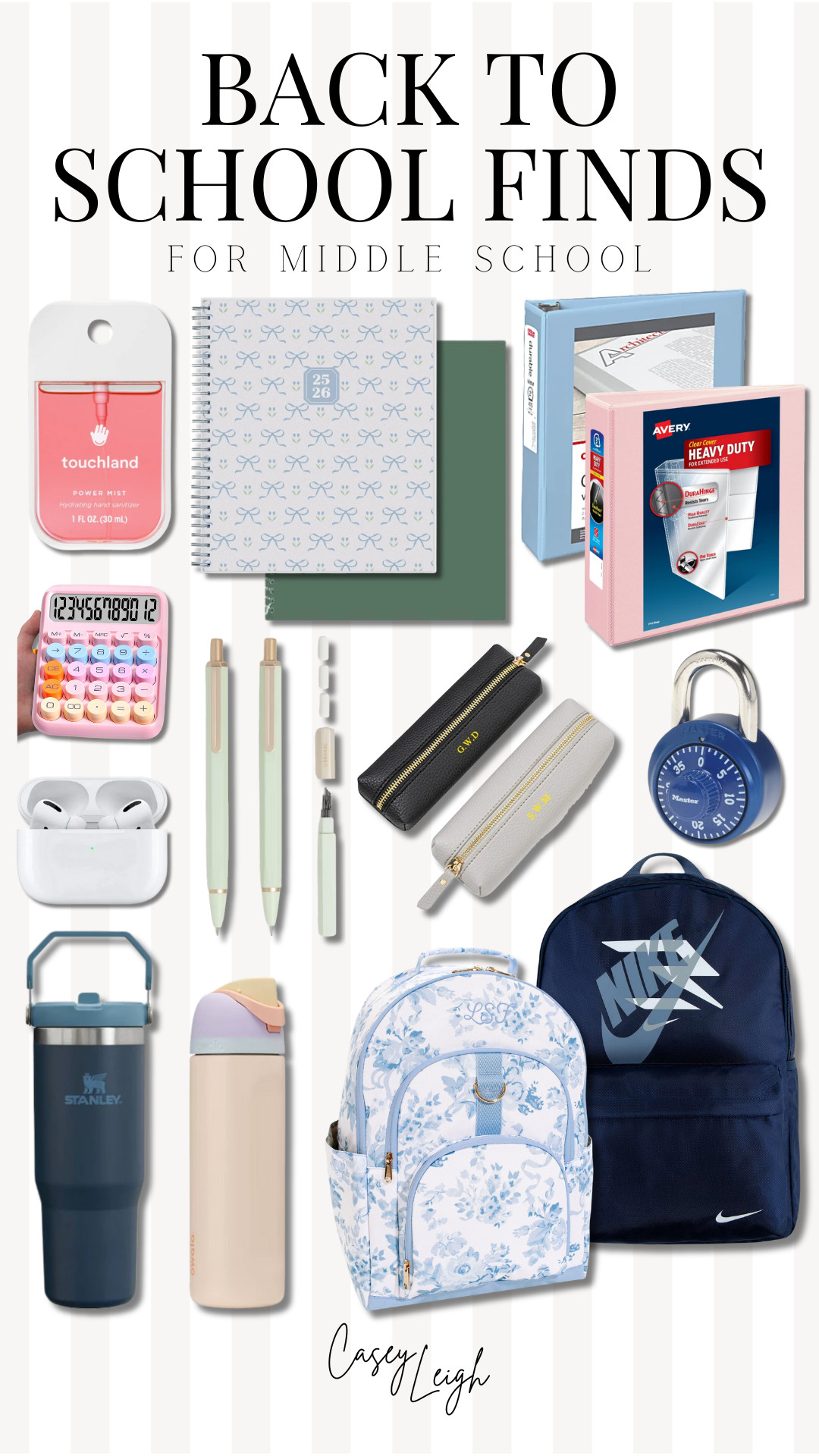 Middle school must-haves 📚✨ Rounded up back to school essentials that are cool, functional, and totally tween-approved! From supplies to style, it’s all here. #BackToSchool #LTKBacktoSchool #MiddleSchoolEssentials #LTKkids #SchoolReady 

 