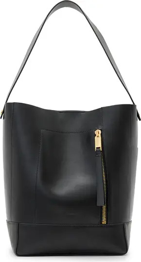 AllSaints Alba Leather Hobo Bag | Nordstrom | Nordstrom