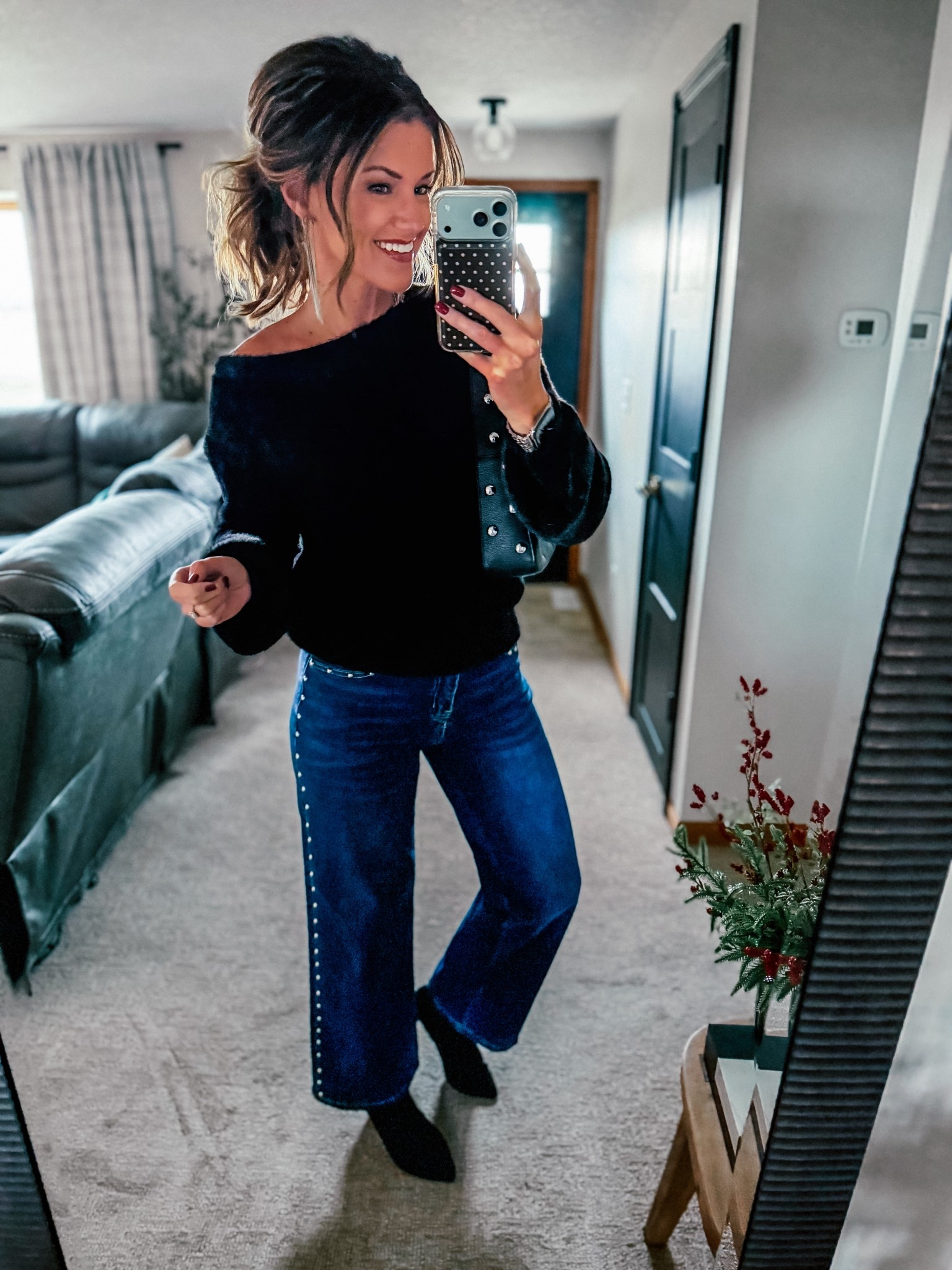 Quick turnaround. Home from basketball, now off to Wyatt’s Christmas program. 
Sweater on sale less than $20
Sweater/mediumm

#LTKHoliday #LTKSeasonal