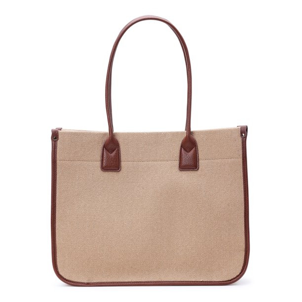 Time and Tru Women's Cotton Canvas Tote Bag, Golden Honey - Walmart.com | Walmart (US)