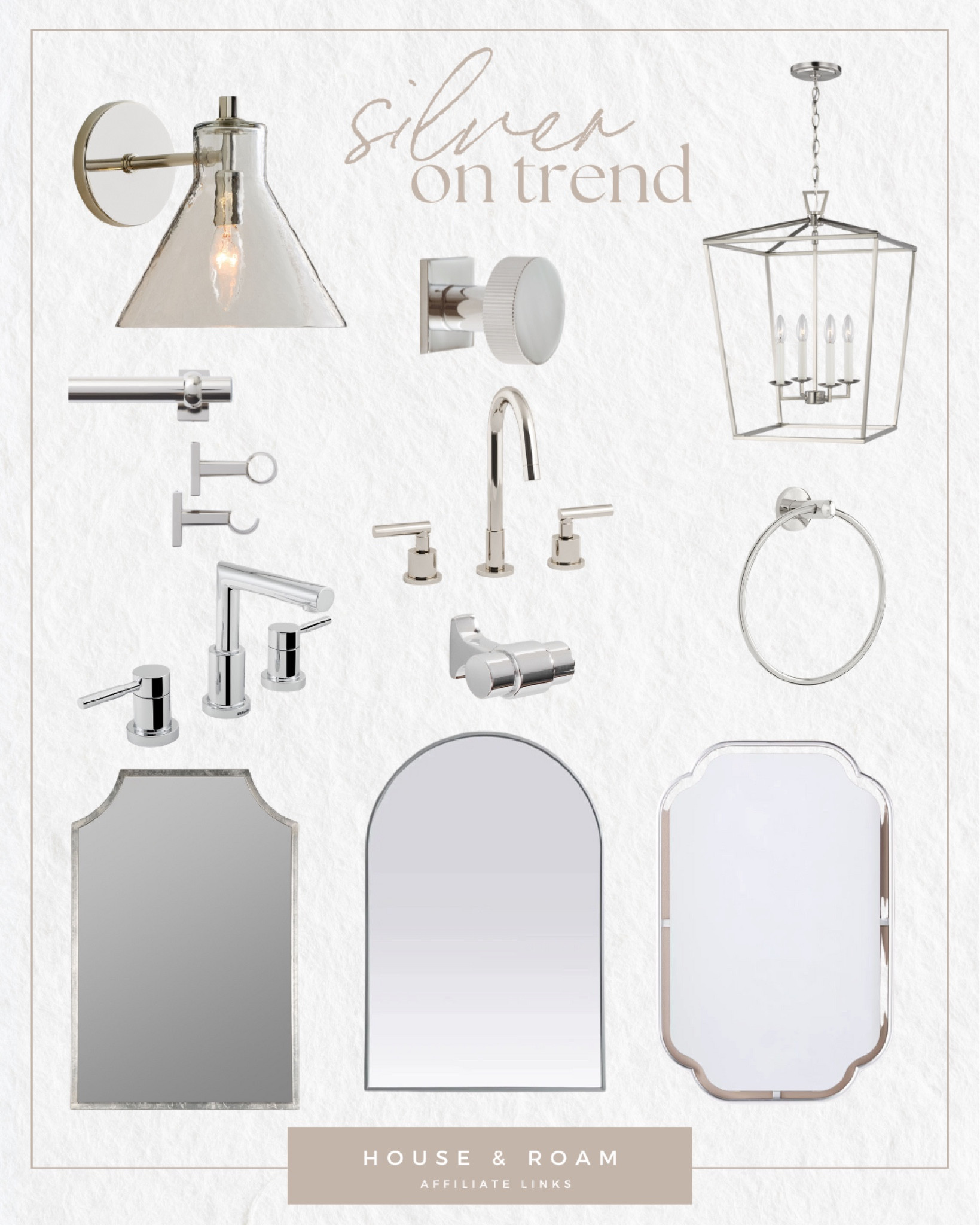 Silver hardware is trending again—and for good reason! Its timeless elegance adds a touch of sophistication to any space. From kitchens to bathrooms, it seamlessly complements various design styles while bringing in a fresh, modern feel. Upgrade your home with these chic accents! #hardware #kitchendecor #bathroomhardware #cabinets #bathroomvanity #

#LTKStyleTip #LTKHome #LTKMostLoved