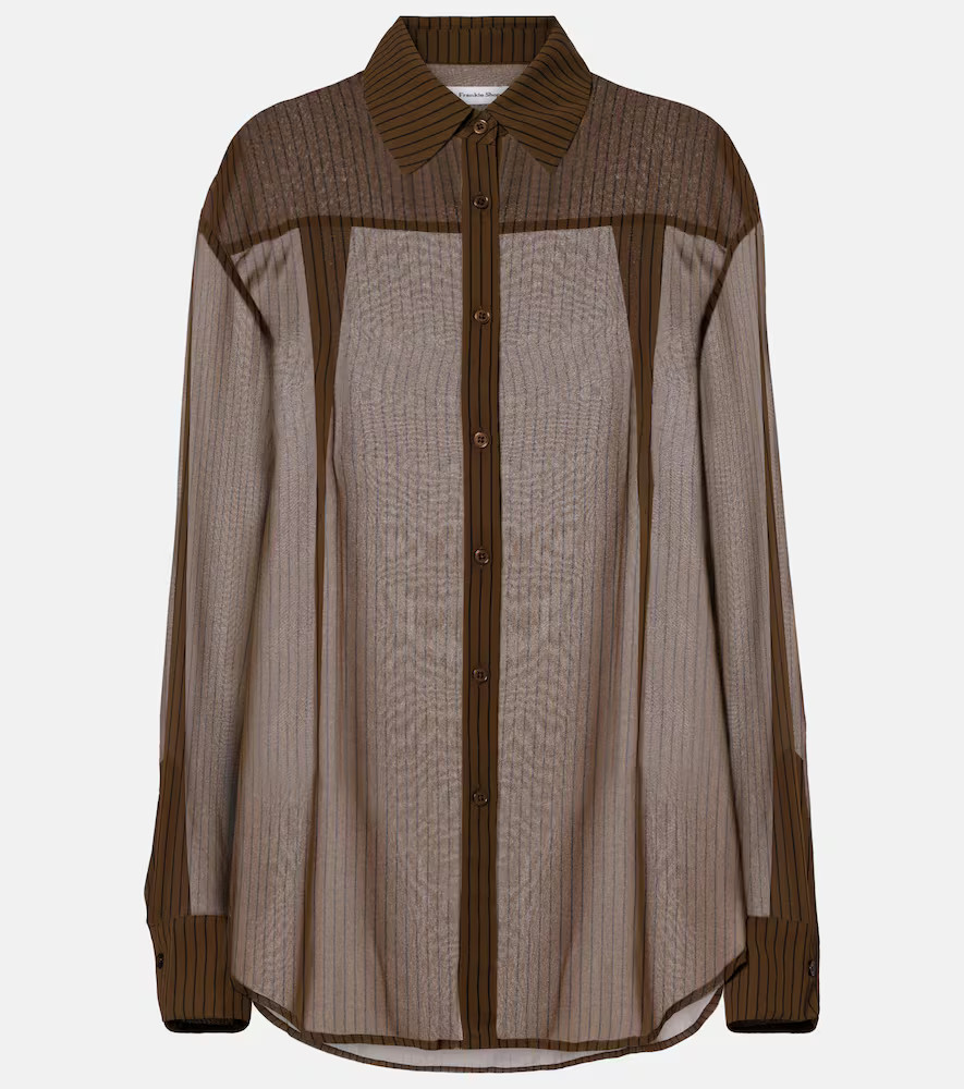 The Frankie Shop Peri pinstripe shirt | Mytheresa (US/CA)