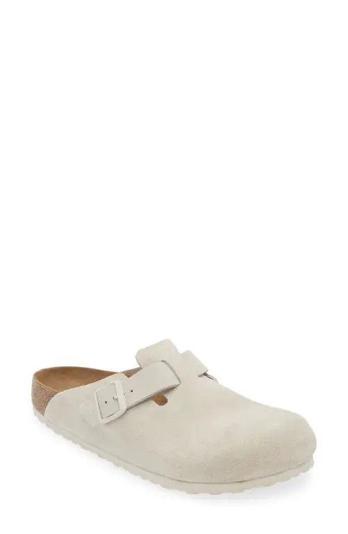 Birkenstock Boston Soft Clog in Antique White at Nordstrom, Size 12-12.5Us | Nordstrom