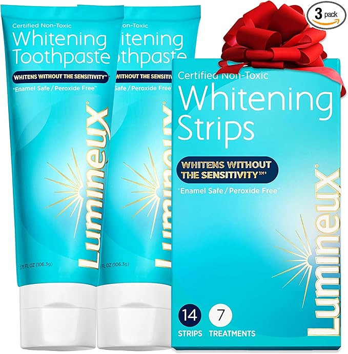 Lumineux Whitening Starter Set – Peroxide Free - Enamel Safe for Whiter Teeth – Includes 7 Wh... | Amazon (US)