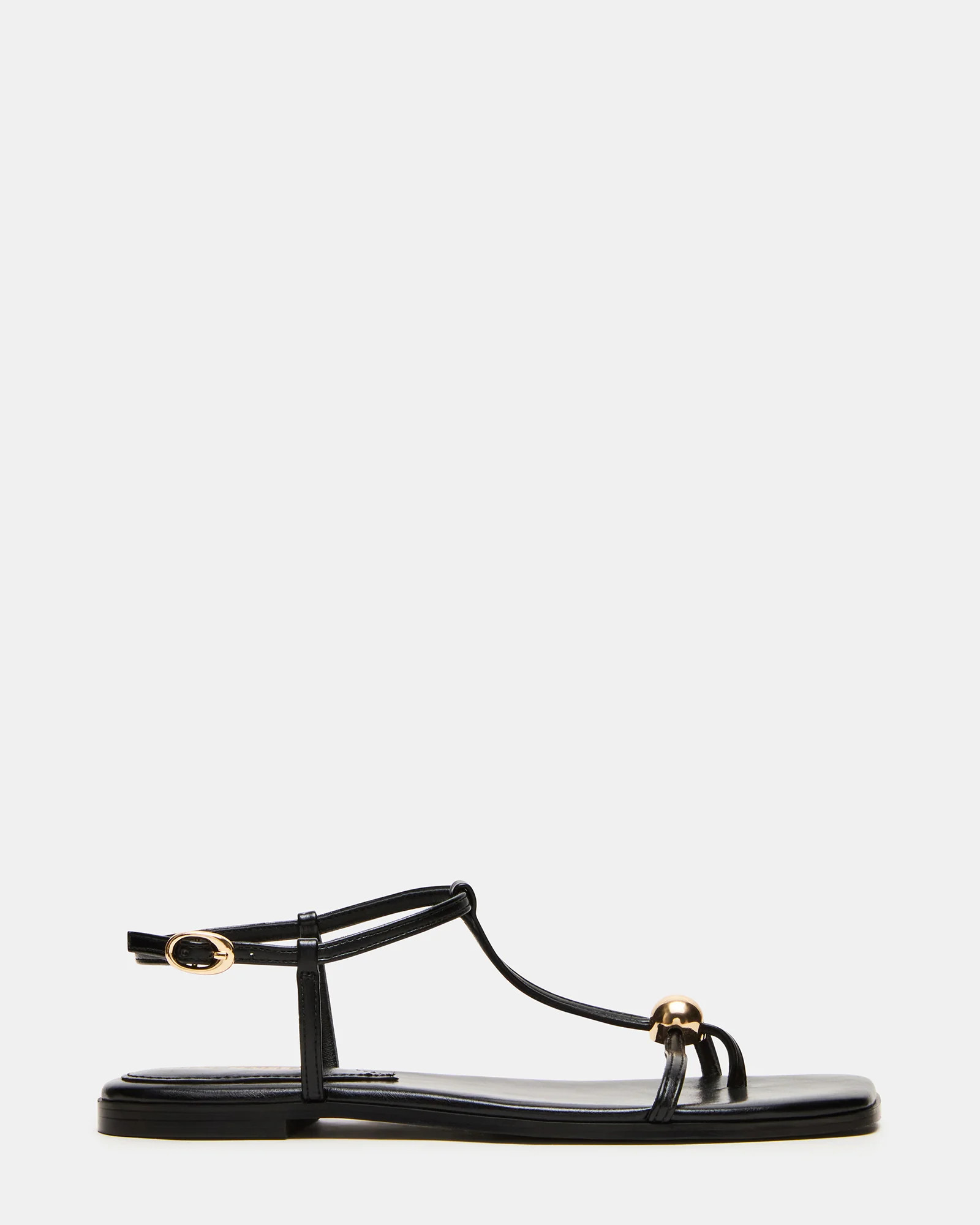 Steve Madden Women's Ritzy Thong Sandals - Black - Size 9.5 - Leather | Steve Madden (US)