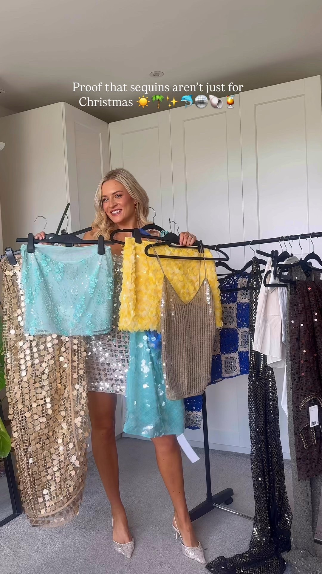 Styling sequins for euro summer 🌴☀️✨🐬🐚

Holiday outfits, sequin skirt, Zara new in, outfit inspo, Ibiza outfit, rat and boa, festival outfit 

#LTKAroundTheWorld #LTKfestival #LTKsummer