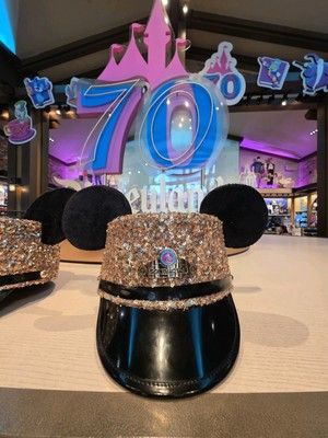 Disneyland 2025 Resort  70th Anniversary Celebration Conductor Hat Size S/M | eBay US