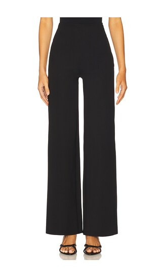 Commando Neoprene Wide Leg Pant in Black. - size M | Revolve Clothing (Global)