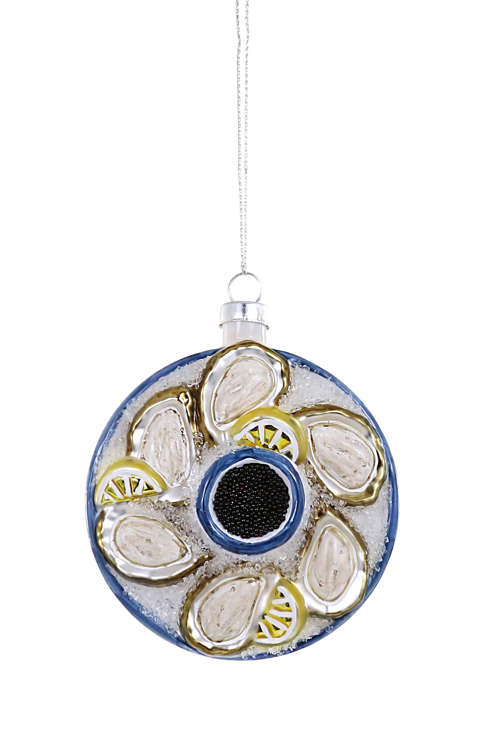 Plated Oyster Glass Ornament | Nordstrom