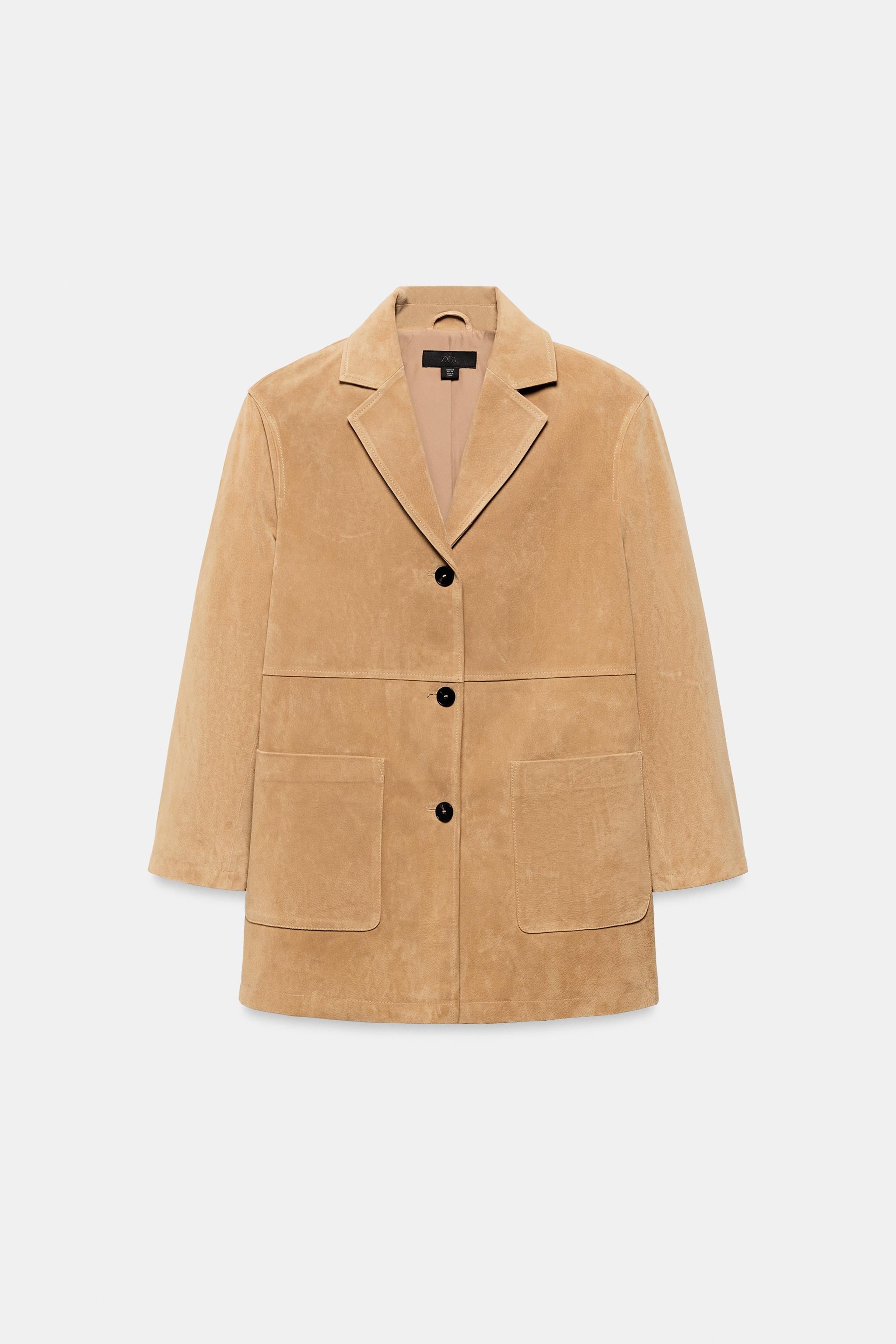 100% SUEDE LEATHER JACKET | Zara US