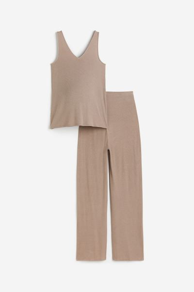 MAMA 2-piece Ribbed Set | H&M (US + CA)