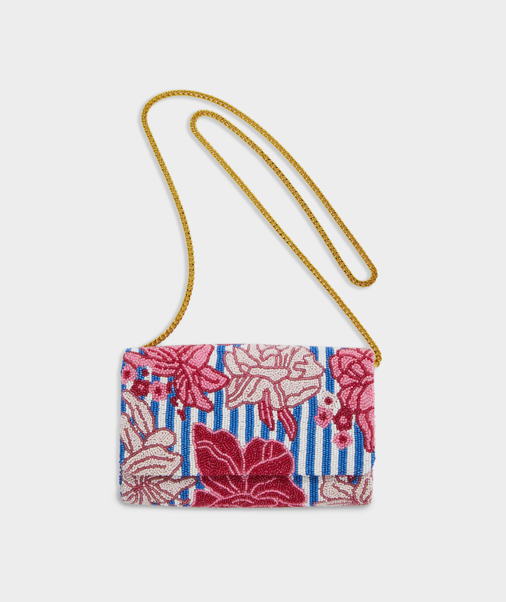 Kentucky Derby Roses & Posies Beaded Clutch | vineyard vines