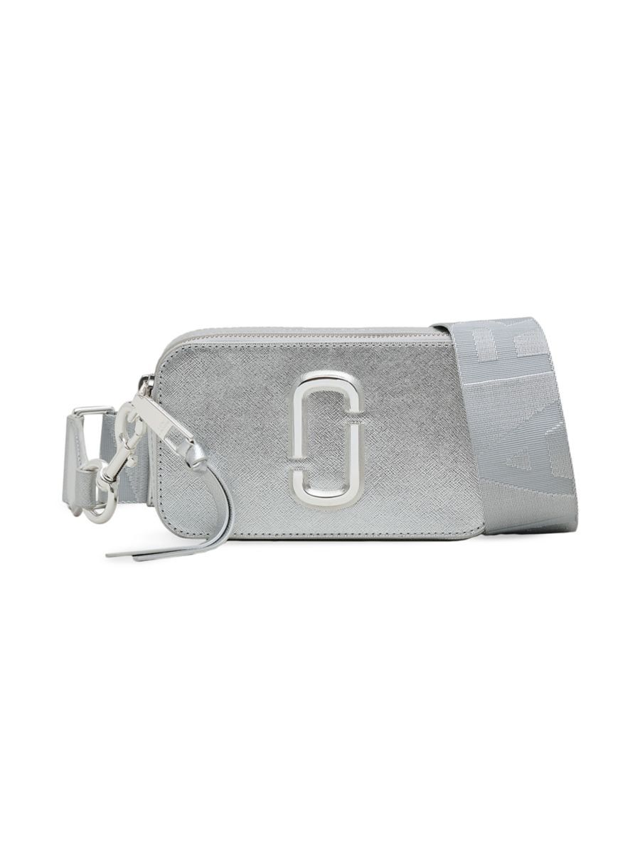 The Snapshot Metallic Leather Shoulder Bag | Saks Fifth Avenue