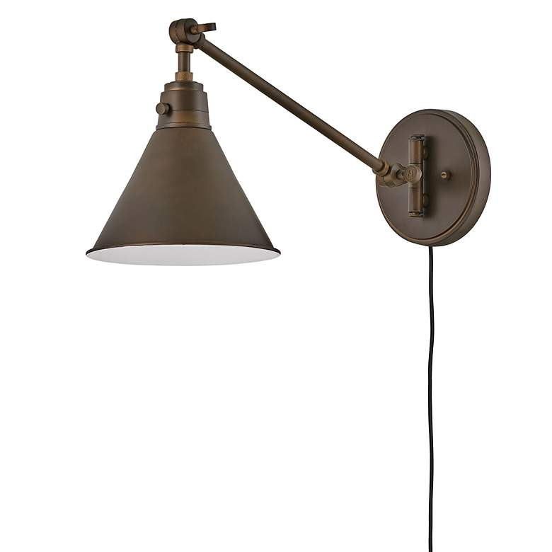 Hinkley Arti Olde Bronze Adjustable Hardwire Wall Lamp - #78T77 | Lamps Plus | Lamps Plus