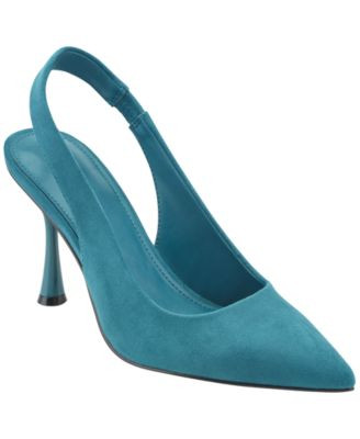 Marc Fisher Women's Saccil Slingback Stiletto Pumps - Mudpie Brown | Macy's