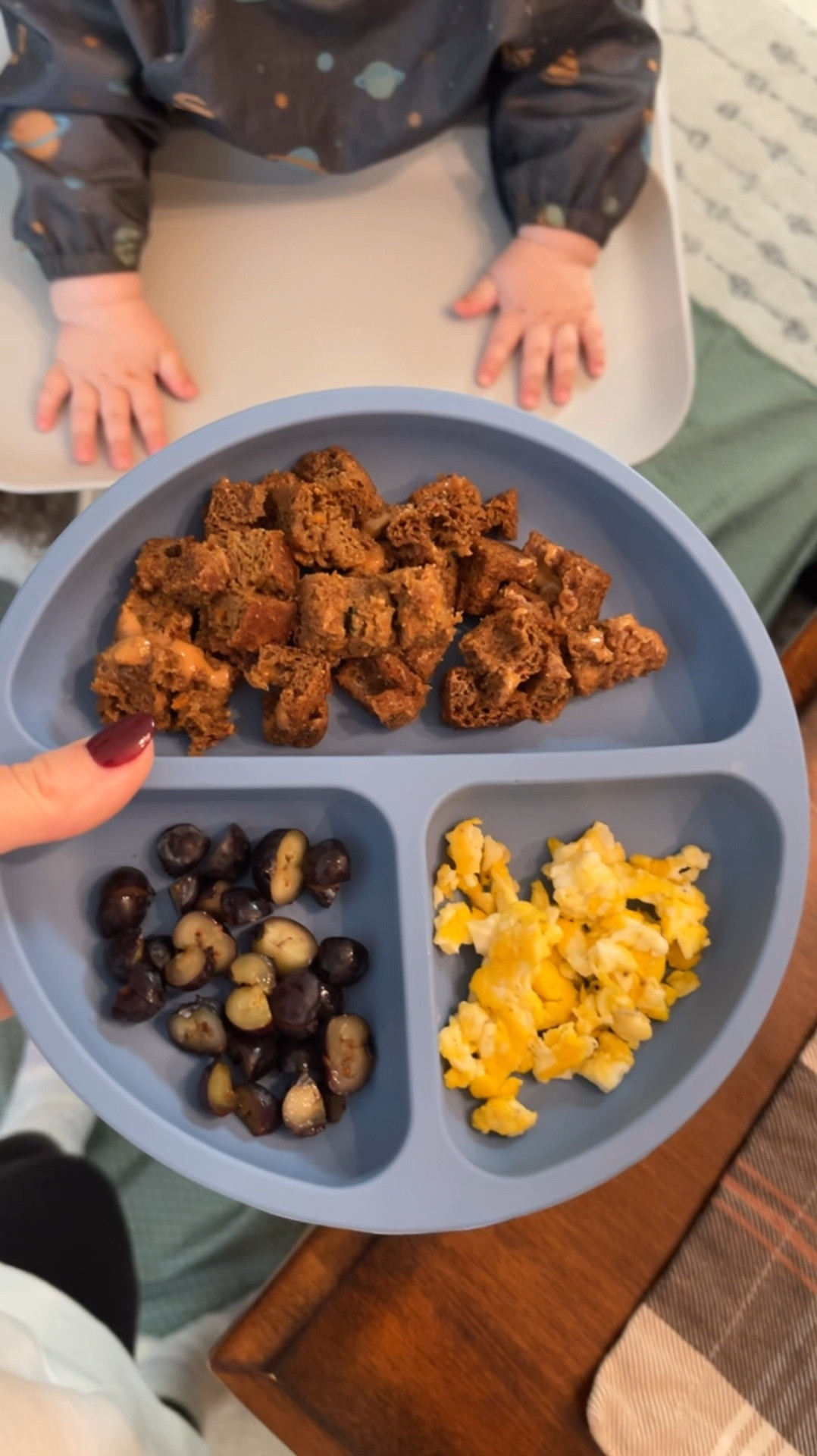 Baby toddler silicone plates, three section plate comes with lids!

#LTKKids #LTKBaby #LTKHome