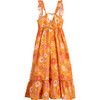 Women's Mara Dress, Retro Floral | Maisonette