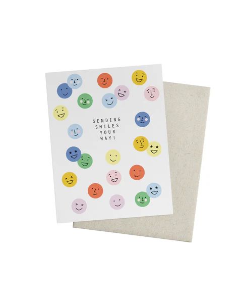 Sending Smiles Card by Knot & Bow | Mochi Kids