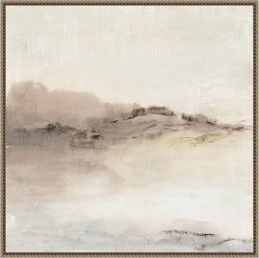 Amanti Art Framed Canvas Wall Art Print (30x30) Blush Horizon I by Isabelle Z Float Framed Canvas... | Amazon (US)