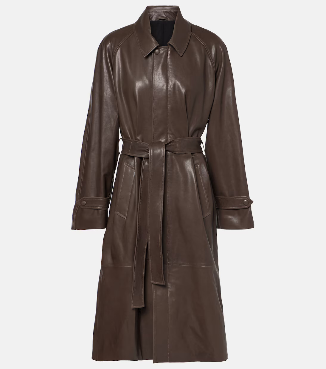 Isolde belted leather coat | Mytheresa (US/CA)