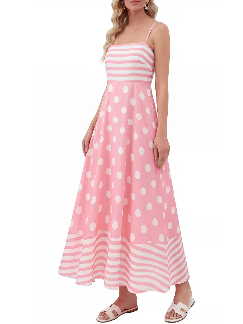 STRAPLESS DOT DRESS | Walmart (US)