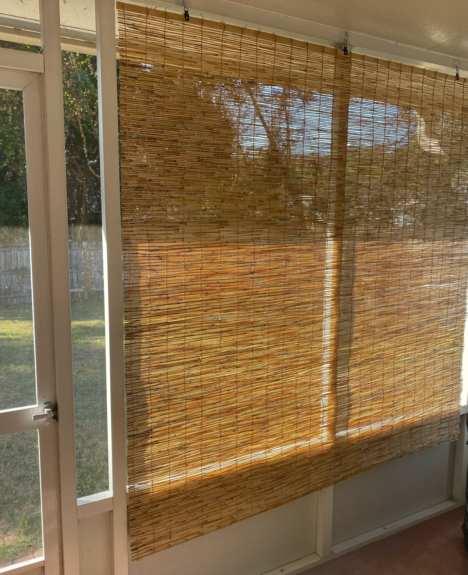 Outdoor blind for added privacy on the patio  

#LTKHome