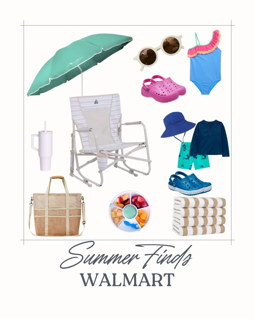 Summer Walmart Finds! ☀️ 

Beach | pool days | bikini | beach chair | swimwear | SNACKLE box | umbrella | Walmart essentials | best sellers

#LTKTravel #LTKKids #LTKSwim