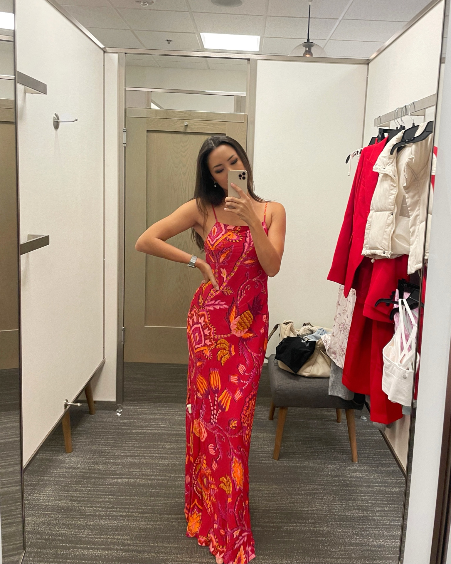 I am obsessed with this dress! I did not expect it to be so comfortable! Honestly feels like pajamas and is soooo beautiful. I’m wearing small here since it was the smallest they had in store but XS would also work. This was a slightly looser fit which I did like. Maxi dress

#LTKSummerSales #LTKxNSale #LTKSaleAlert