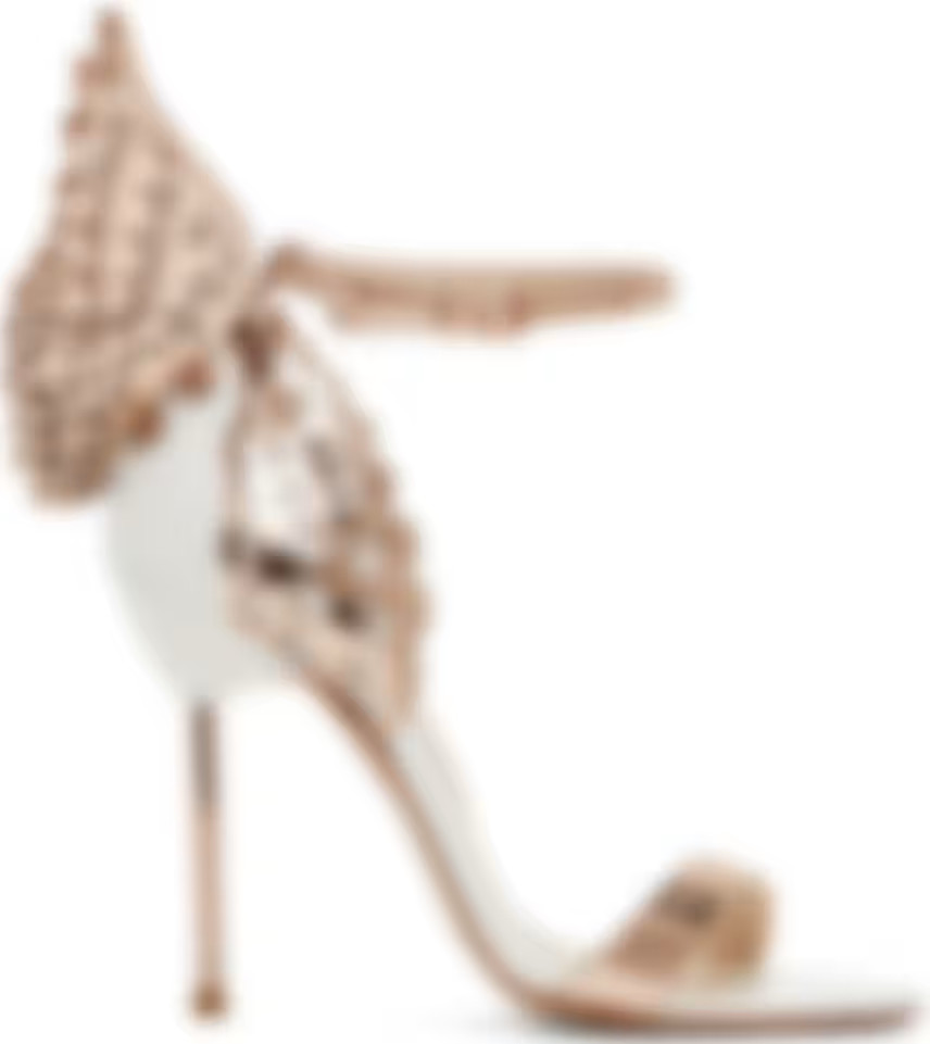 Leather Evangeline Heeled Sandals | SSENSE