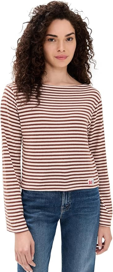 MOTHER Women's The Skiper Bell Top | Amazon (US)