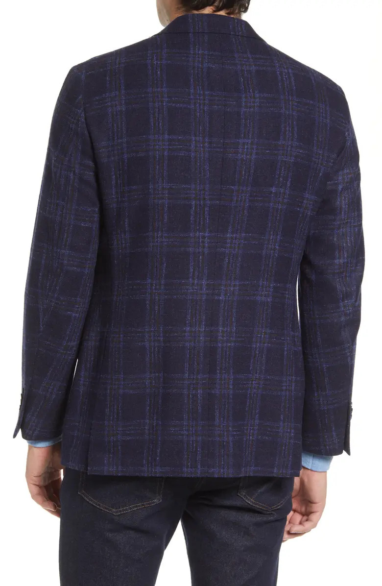 Peter Millar Tailored Fit Plaid Wool Blend Sport Coat | Nordstrom | Nordstrom