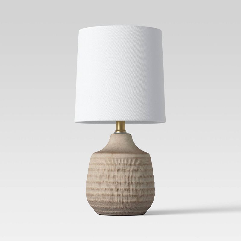 Textural Ceramic Mini Jar Shaped Table Lamp - Threshold™ | Target