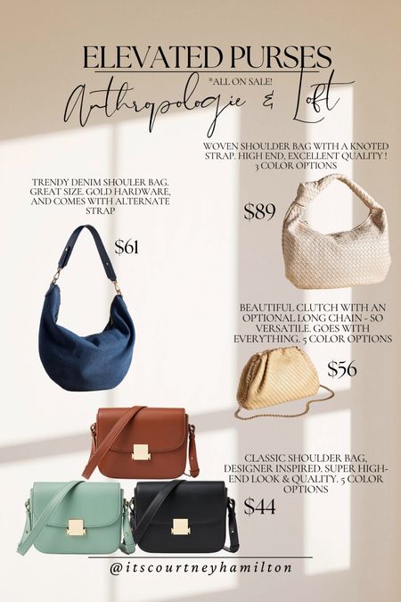 Elevated purses, high end look
Crossbody, shoulder bags
Denim bag, woven purse, designer inspired

#LTKFindsUnder100 #LTKFindsUnder50 #LTKStyleTip