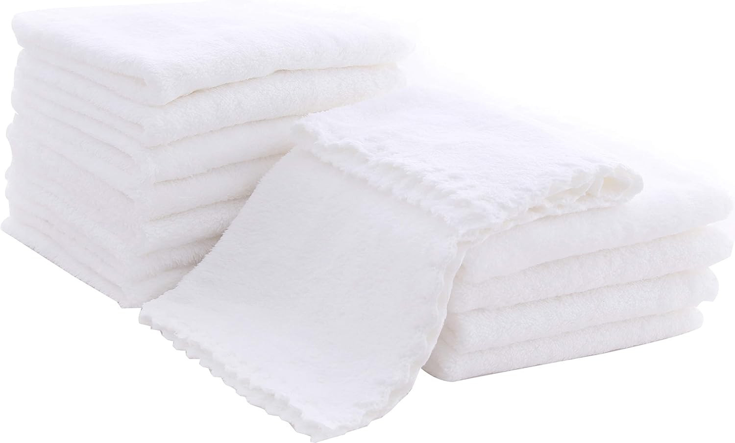 12 Pack Baby Washcloths - Extra Absorbent and Soft Wash Clothes for Newborns, Infants and Toddler... | Amazon (US)