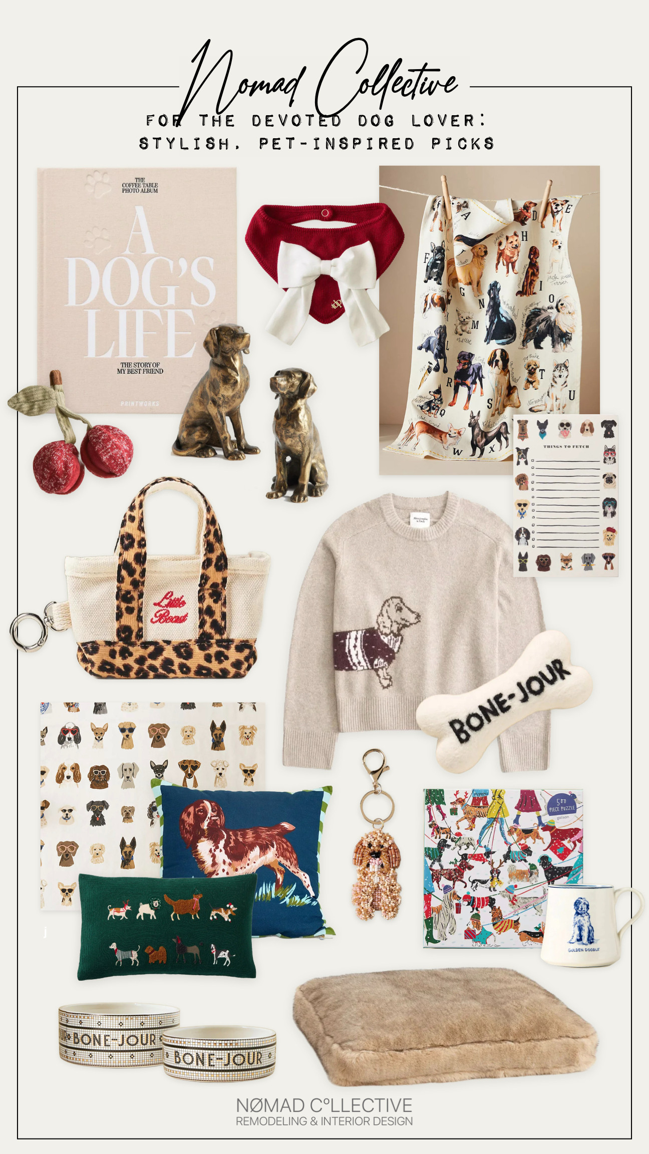 Stylish, pet-inspired picks for the friend who can’t get enough of their pup — thoughtful finds for their home, wardrobe, and furry companion. 

 

#LTKHoliday #LTKGiftGuide #LTKHome